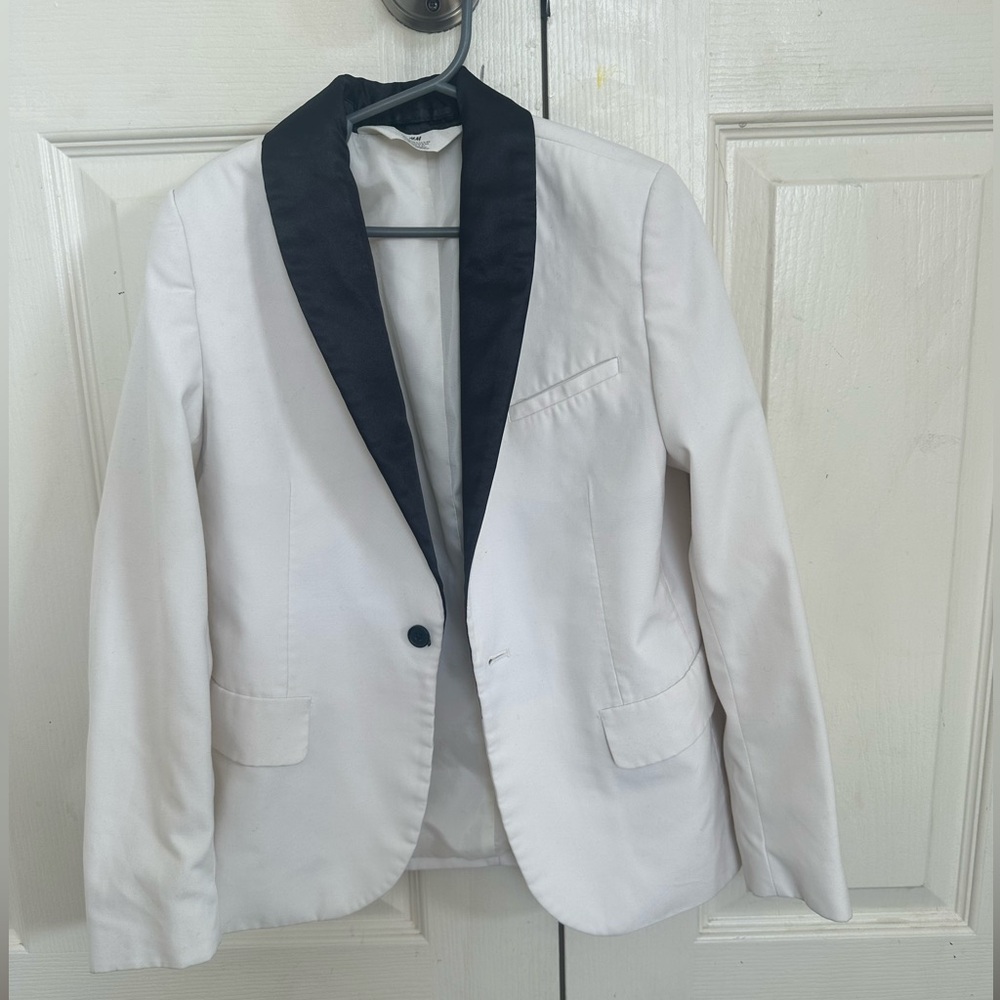 H&M Tuxedo Black and White Blazer, size US 8